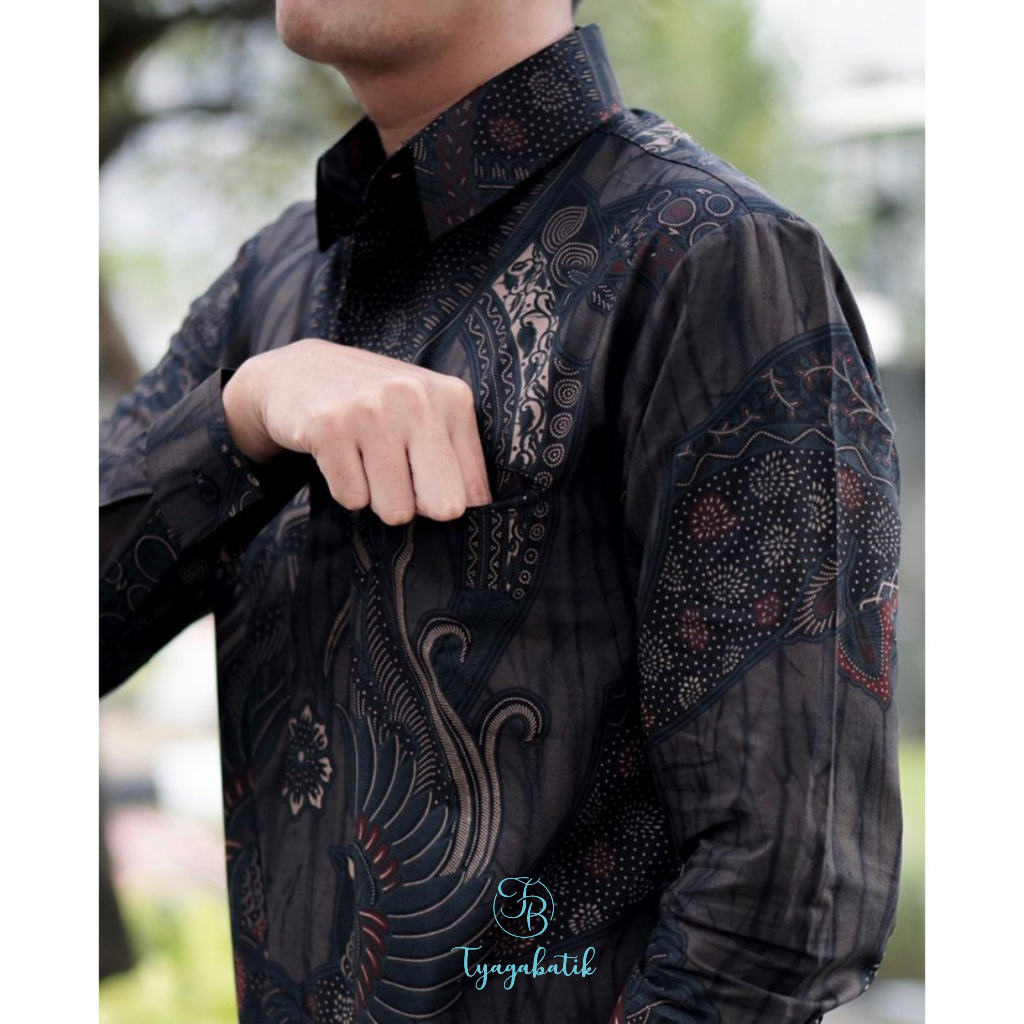 Kemeja Batik Slimfit Lapis Furing Premium 1040 Tyaga Batik