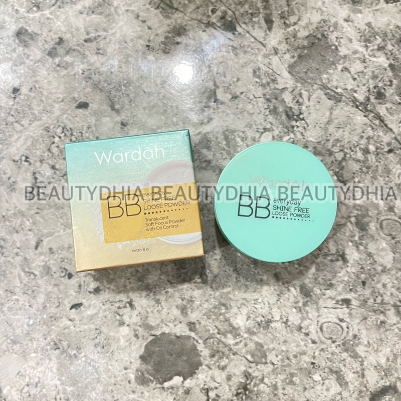 Wardah Everyday Shine Free BB Loose Powder - Bedak Tabur Matte. Bedak tabur merk wardah COD