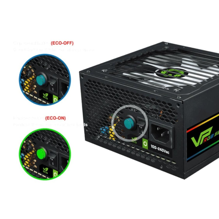 PSU Gamemax VP-800 RGB Modular Performance Gaming 80+ Bronze VP800