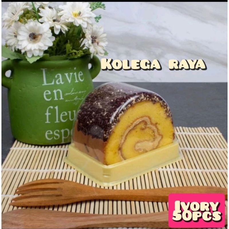 Mika bolu gulung Mika Kue slice 50pcs