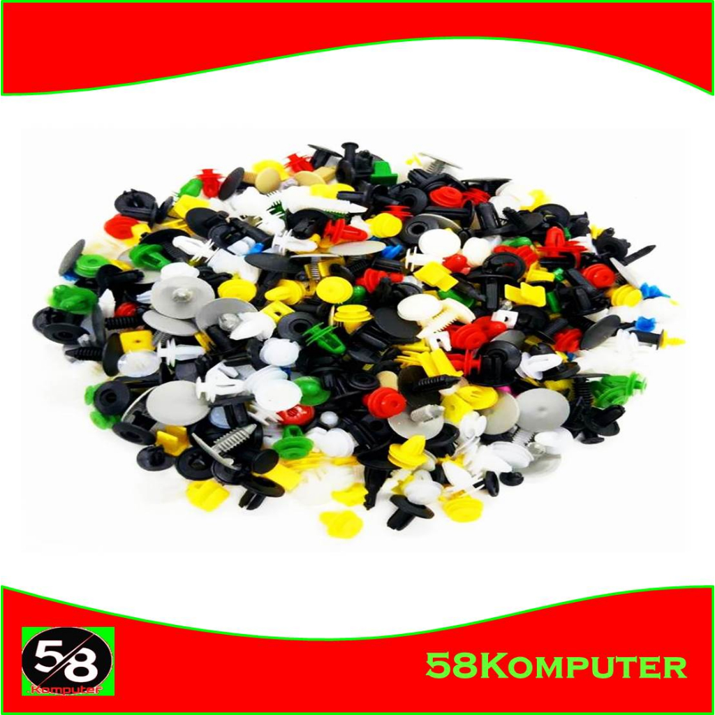 OTOHEROES Baut Rivet Mobil Universal 200 PCS