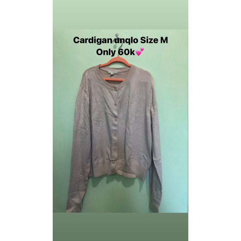 Preloved Baju Cardigan Wanita/Cewe Bekas Merk unqlo
