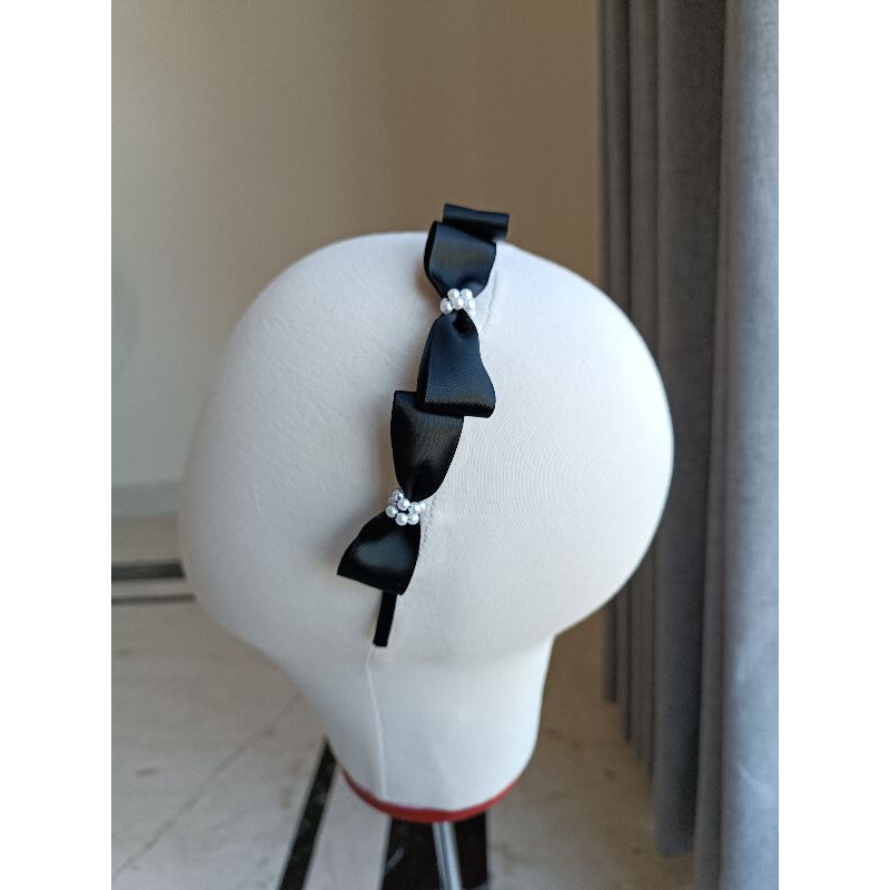 bando korea pita mutiara/ bando jepang/ bando kekinian / bando viral / bando pita / bando mutiara