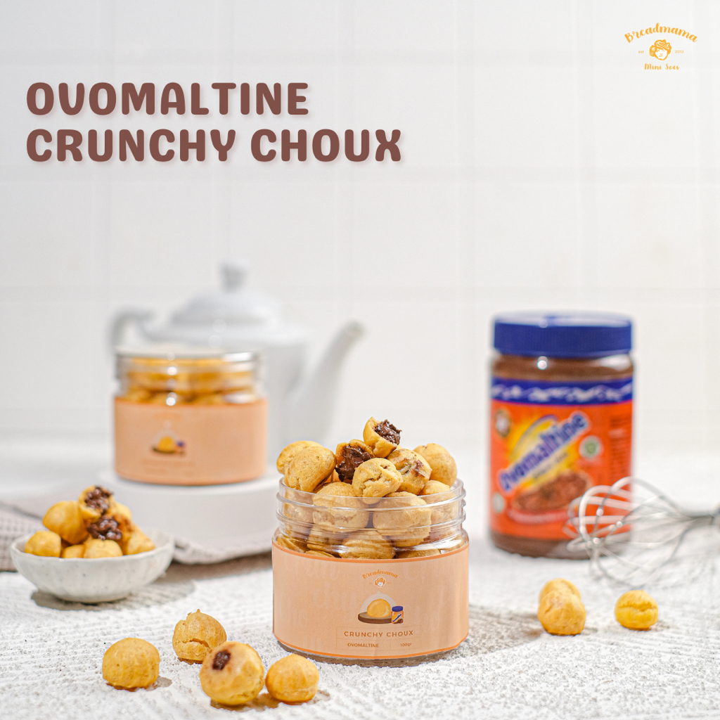 

Crunchy choux (Soes) / Sus Ovomaltine Premium Breadmama Soes