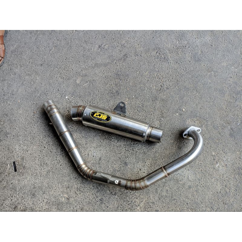 KNALPOT MX KING MALAYSIA ORI CJS RACING EXHAUST FULL SYSTEM KOMPETISI SARTENG