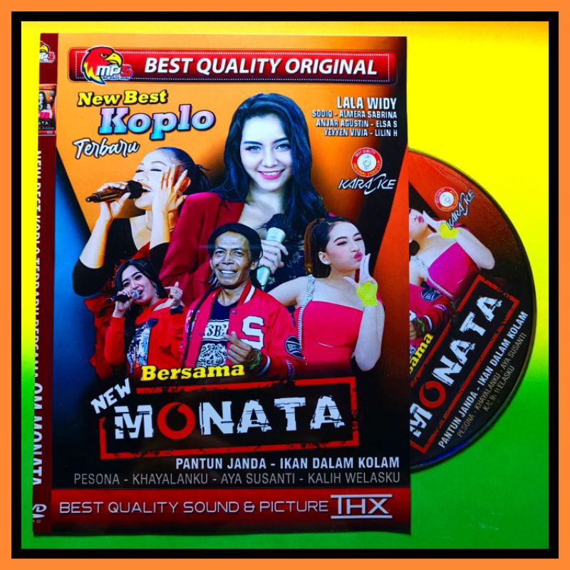 Kaset Musik Video MP5 Lagu DANGDUT KOPLO NEW MONATA Album Terbaru.