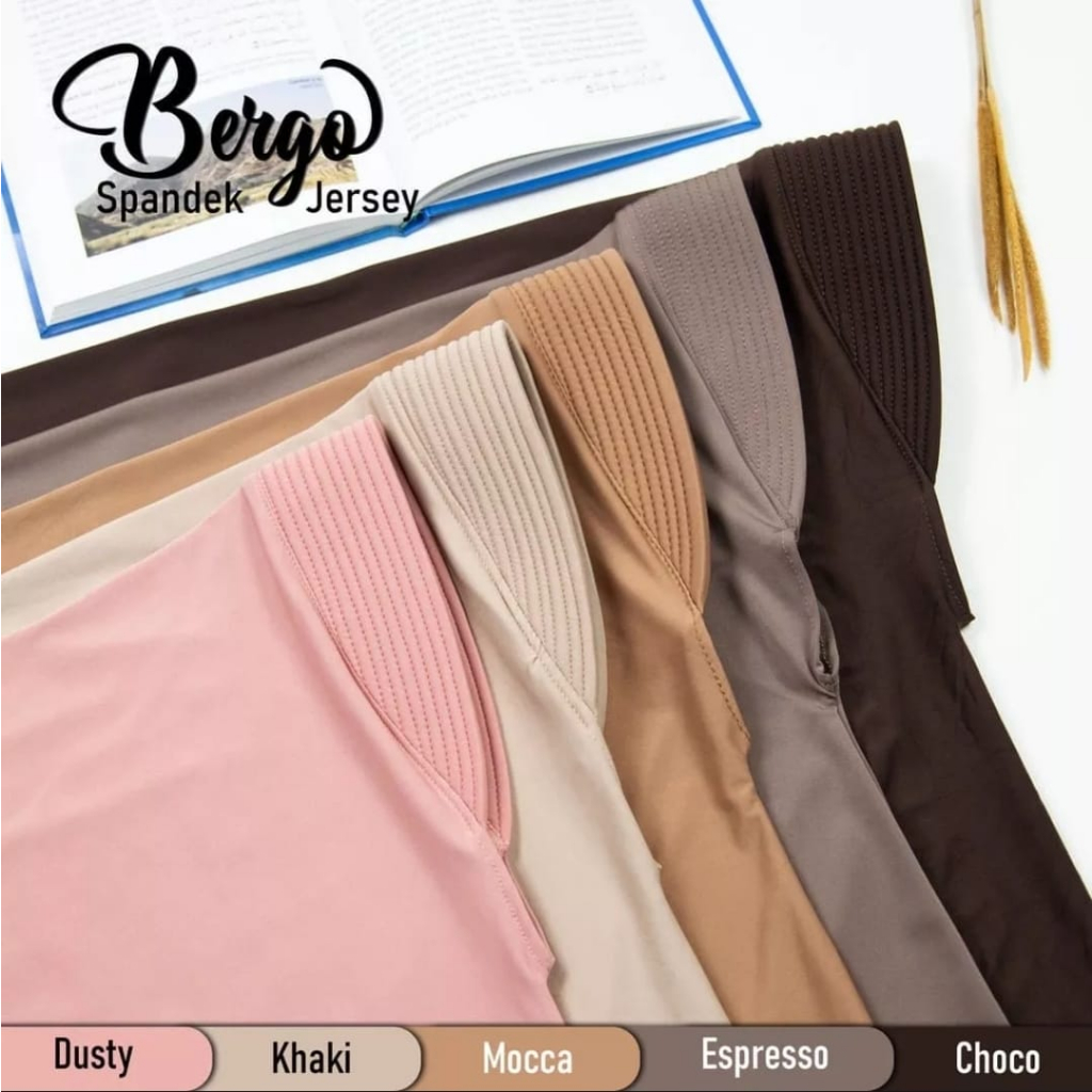 Jilbab Bergo Hamidah Jersey Premium // Hijab Bergo Jersy Hamidah L