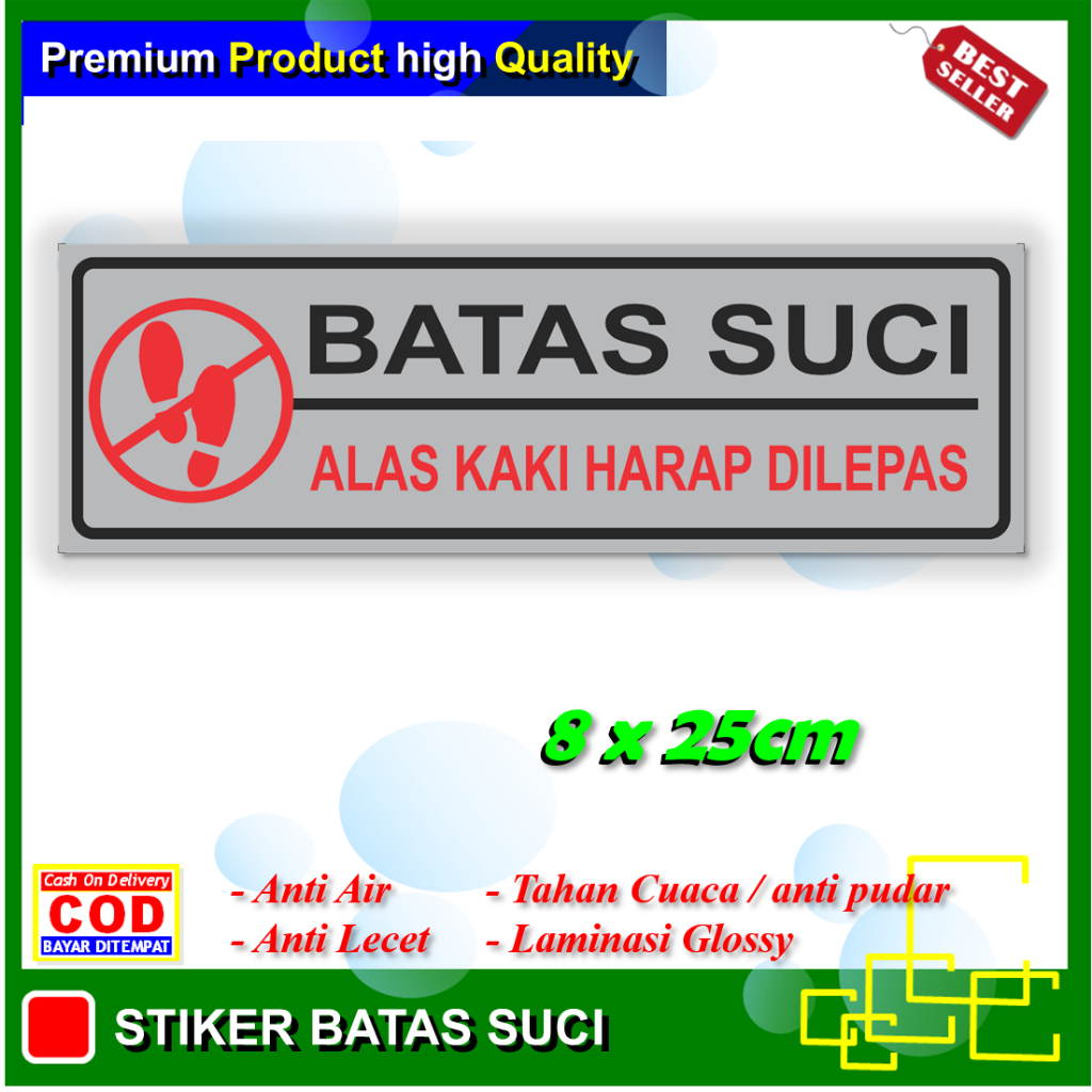 

Stiker batas suci sticker masjid musholla rumah