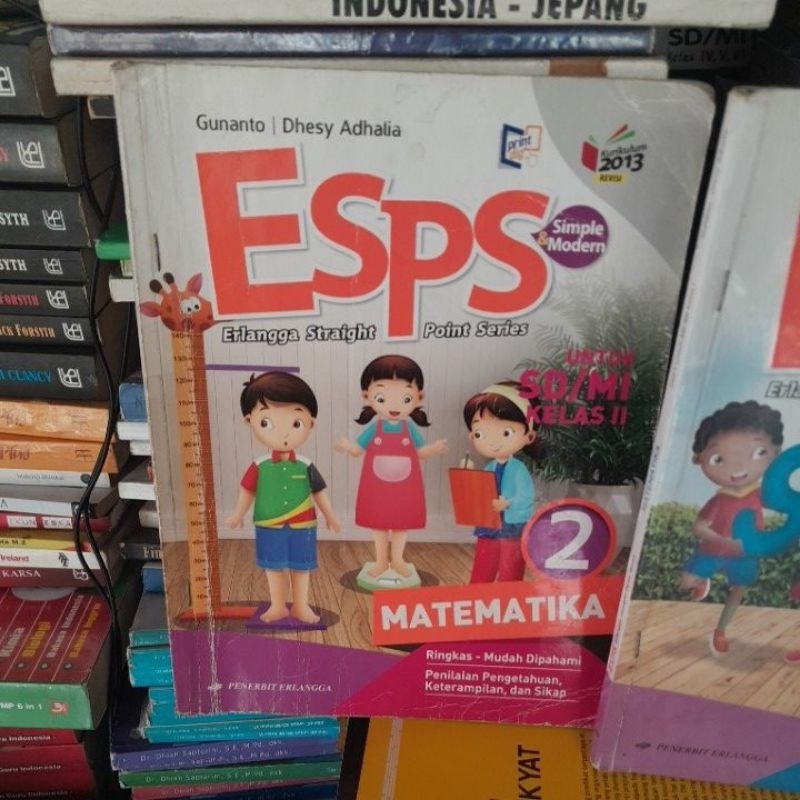 buku esps matematika sd kelas 2 revisi penerbit erlangga