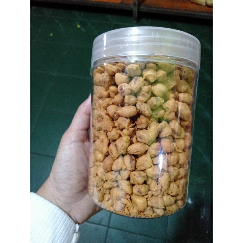 

Kacang telor gurih 1 toples