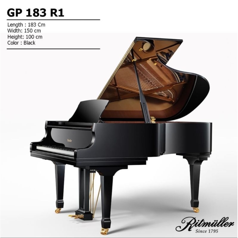 Grand Piano Ritmuller GP-183 R1 New
