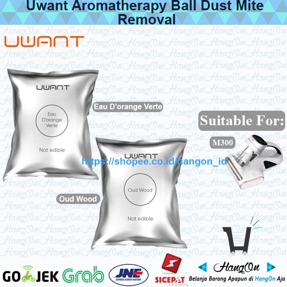 Uwant Ball mite Aromatherapy Eau D'Orange Verte / Oud Wood for M300 Aromaterapi Pengharum Wewangian Vacuum Cleaner