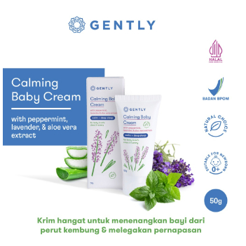 Gently Calming Baby Cream | Krim Penghangat dan Pereda Kolik Bayi