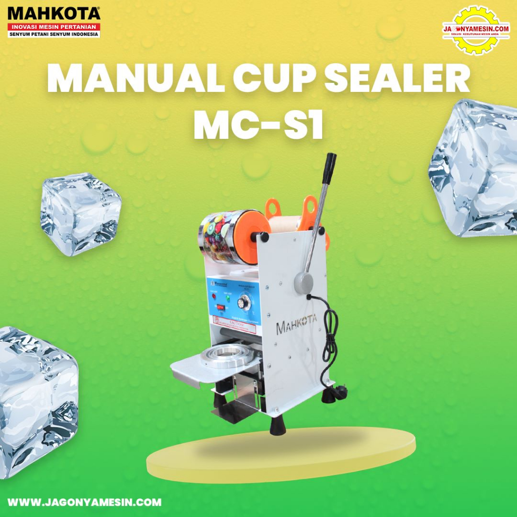 MAHKOTA MESIN CUP SELLER | ALAT UNTUK PRESS CUP MC-S1