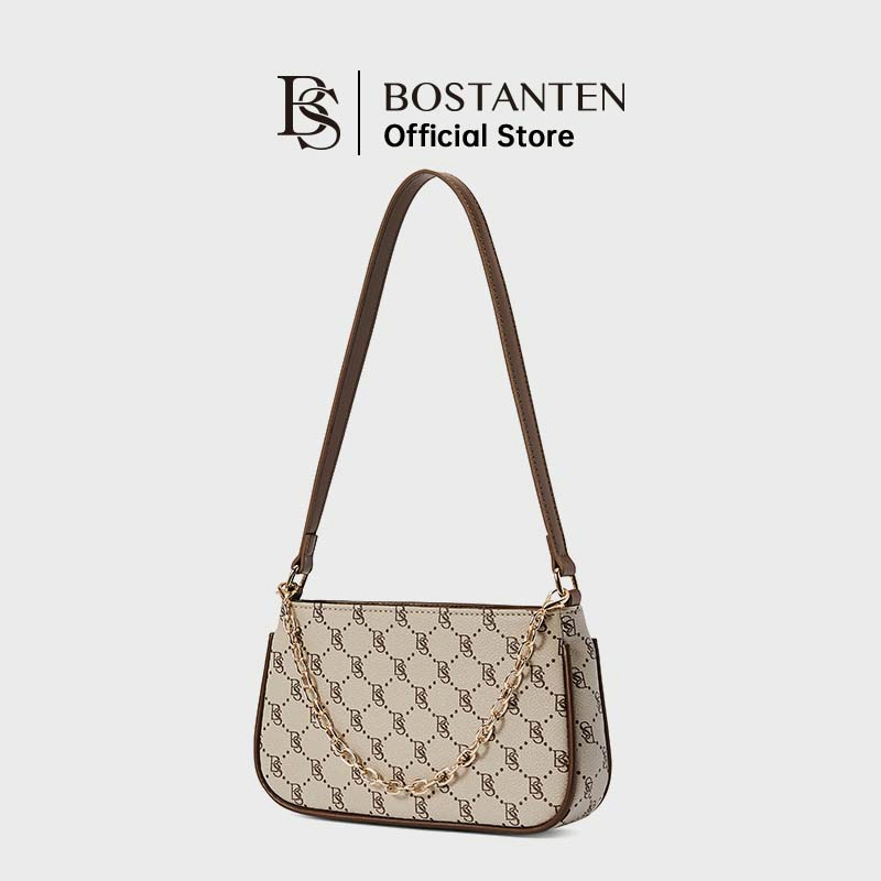 【New Arrival】Bostanten Tas Bahu Wanita Tas Selempang Wanita Tas Rantai Model Tebal