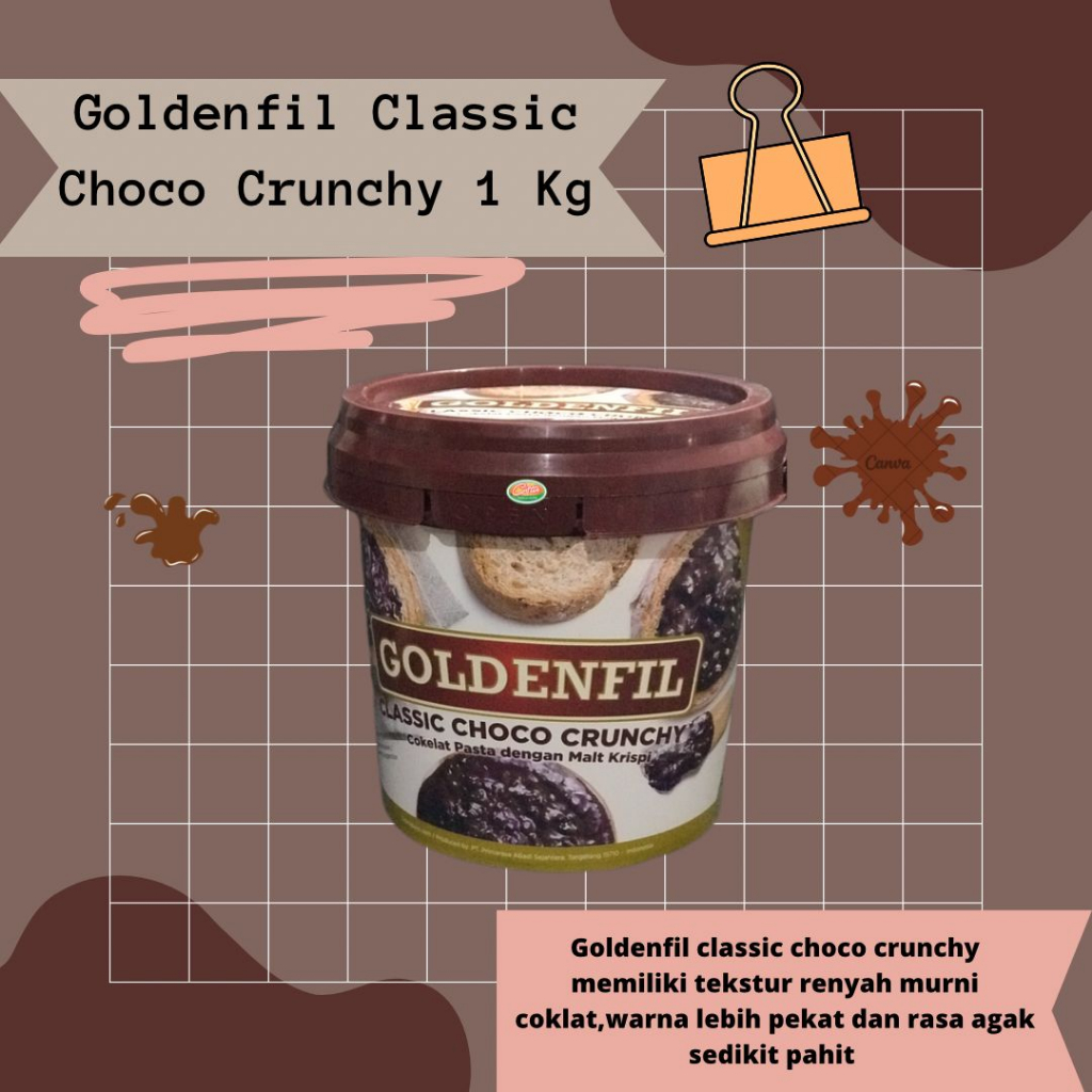 GOLDENFIL CLASSIC CHOCO CRUNCHY 1 KG