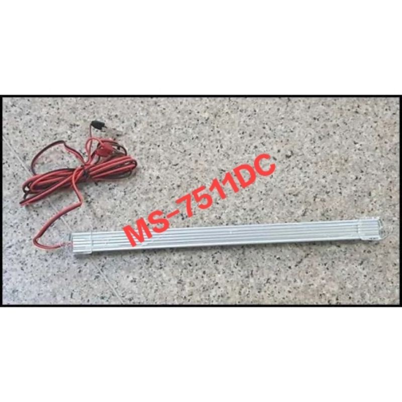 Lampu Neon TL Aki 11W T5 DC 12V Bohlam SMD MS-7511DC LED 30CM / 21 LED