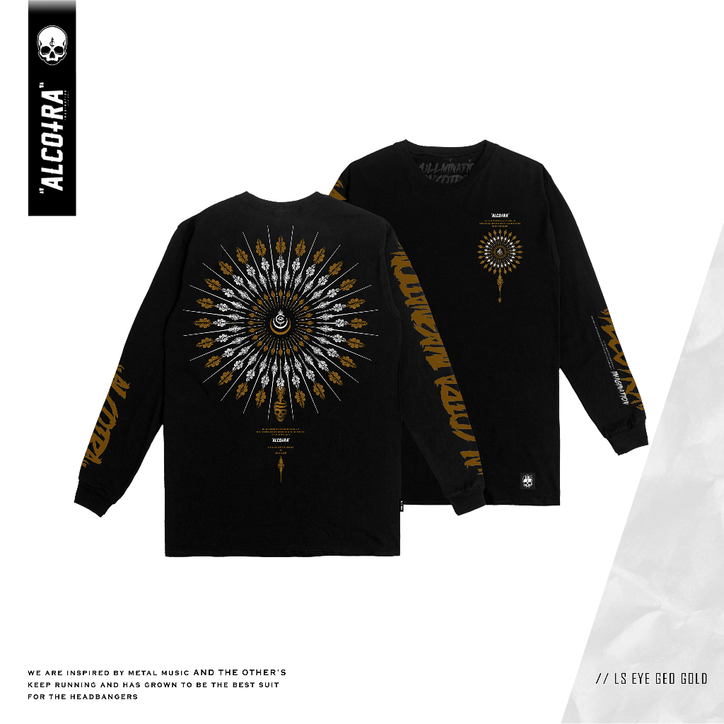 LS EYE GEO GOLD // LONGSLEEVE EYE GEO GOLD ALCOTRA