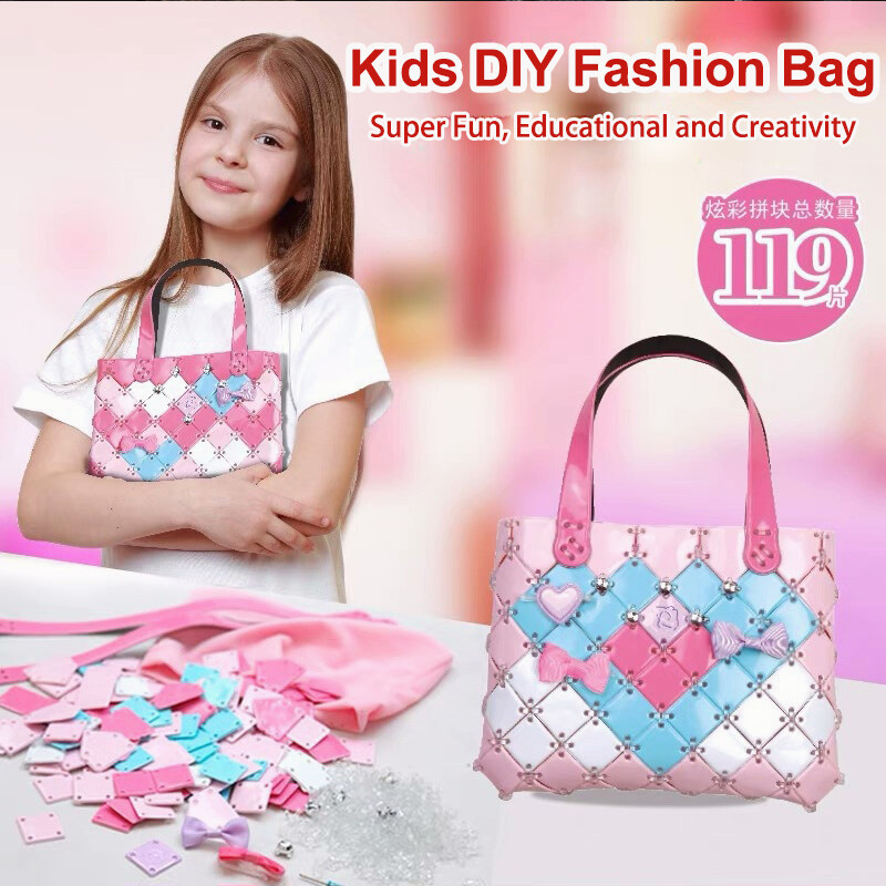 Kerajinan Anak untuk Tas DIY Membuat Dompet Fashion Anda Sendiri untuk Anak Perempuan Usia 6 7 8 9 10 Tahun Hadiah Terbaik Menyenangkan Seni &amp; Kerajinan