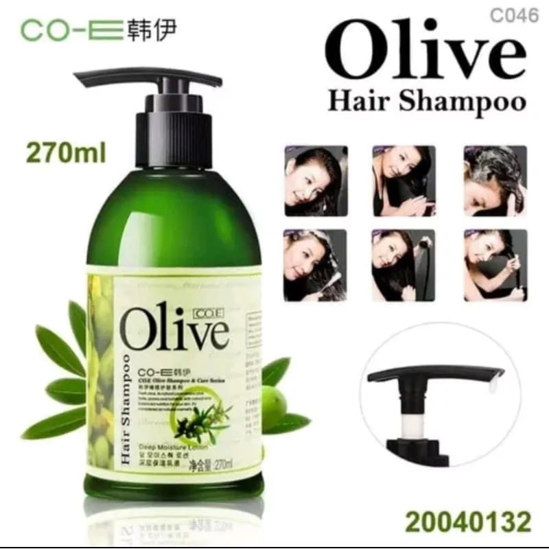 FREE ONGKIR MEDAN TERMURAH CO.E SHAMPOO OLIVE/ SAMPO OLIVE MEMANJANGKAN RAMBUT _MENYUBURKAN RAMBUT &amp; MENGATASI  RAMBUT RONTOK