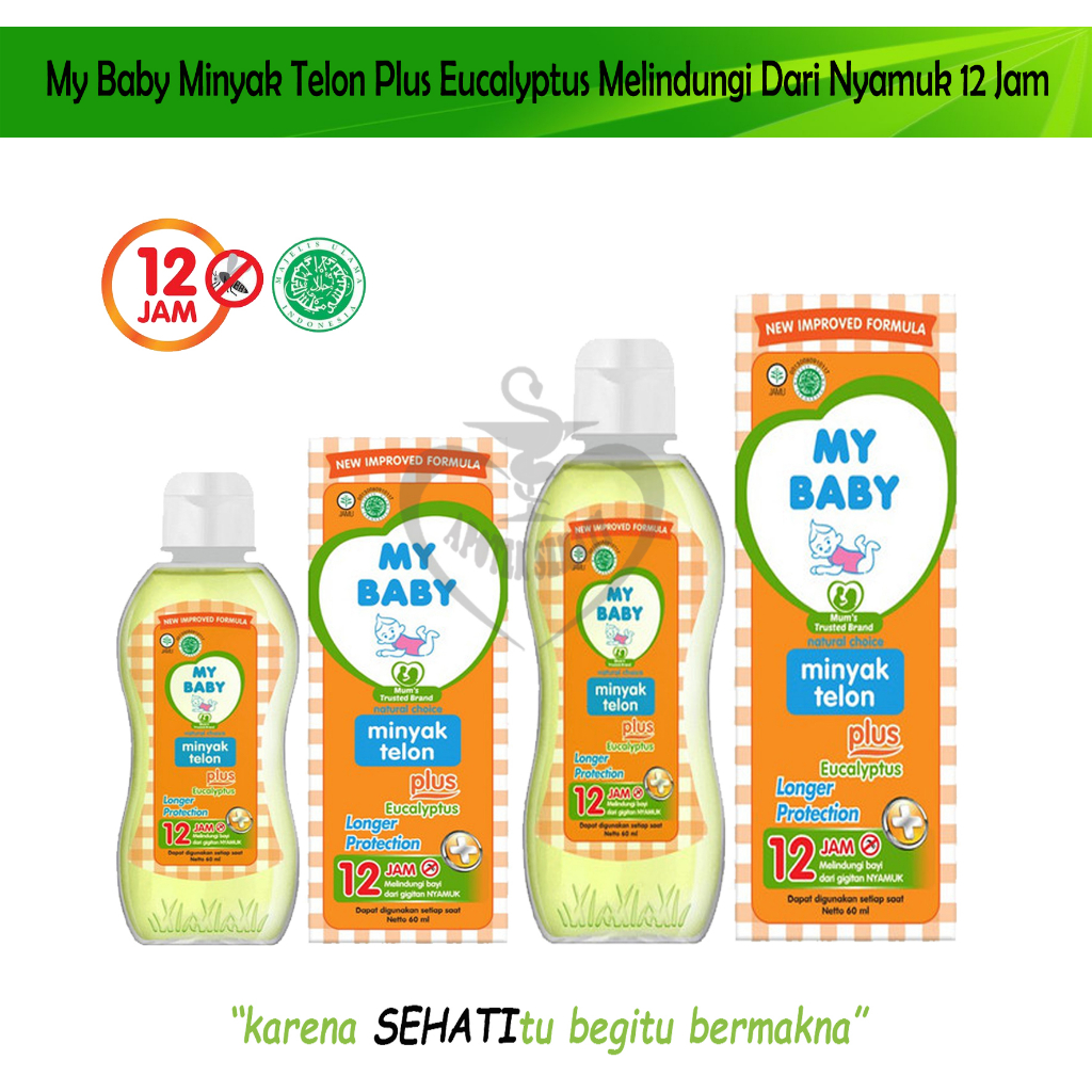 My Baby Telon Plus Longer Protection Pelindungan Gigitan Nyamuk 12 Jam