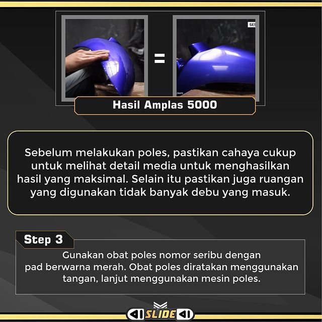 Medium Cut Polish 2400  - Tahap 2 - Repack 100ML - Obat Poles