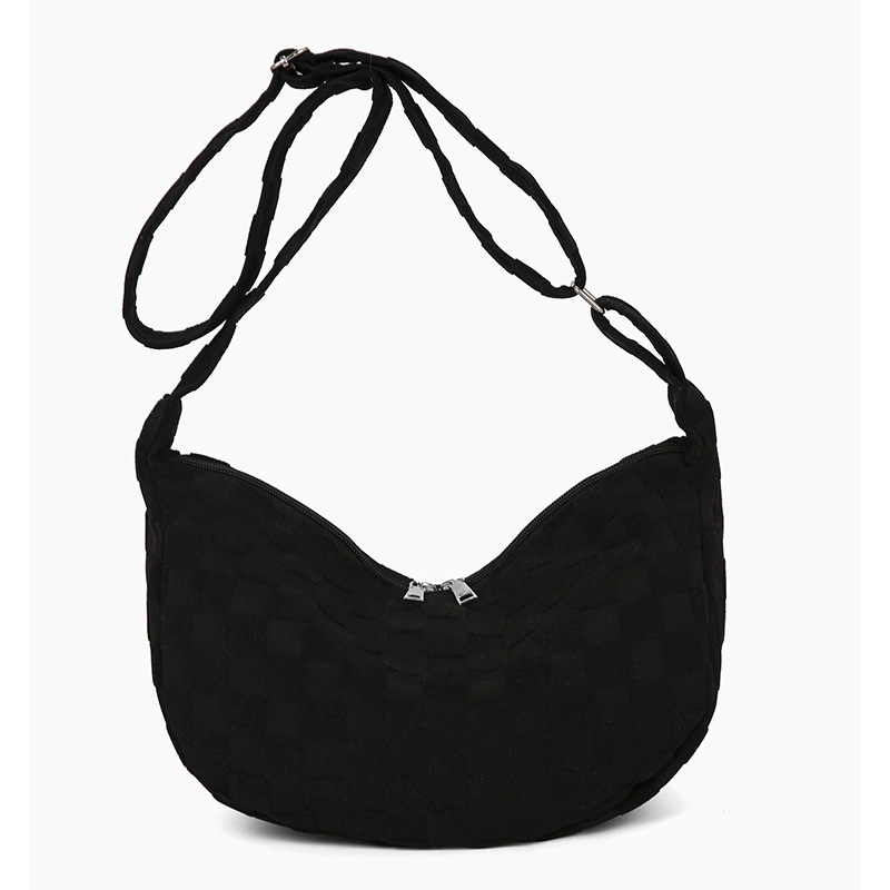 TAS SELEMPANG WANITA IMPORT SLING BAG KOREA KEKINIAN NILON HITAM BRANDED BATAM MURAH JENINE TA827B5 SHOULDER BAHU FASHION PREMIUM SIMPLE CASUAL LUCU TERBARU REMAJA CEWEK