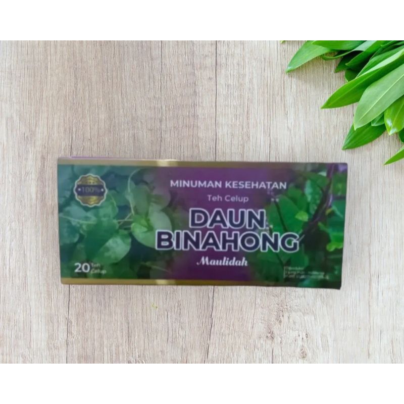 

TEH CELUP DAUN BINAHONG / TEH HERBAL DAUN BINAHONG MAULIDAH ISI 10 KANTONG