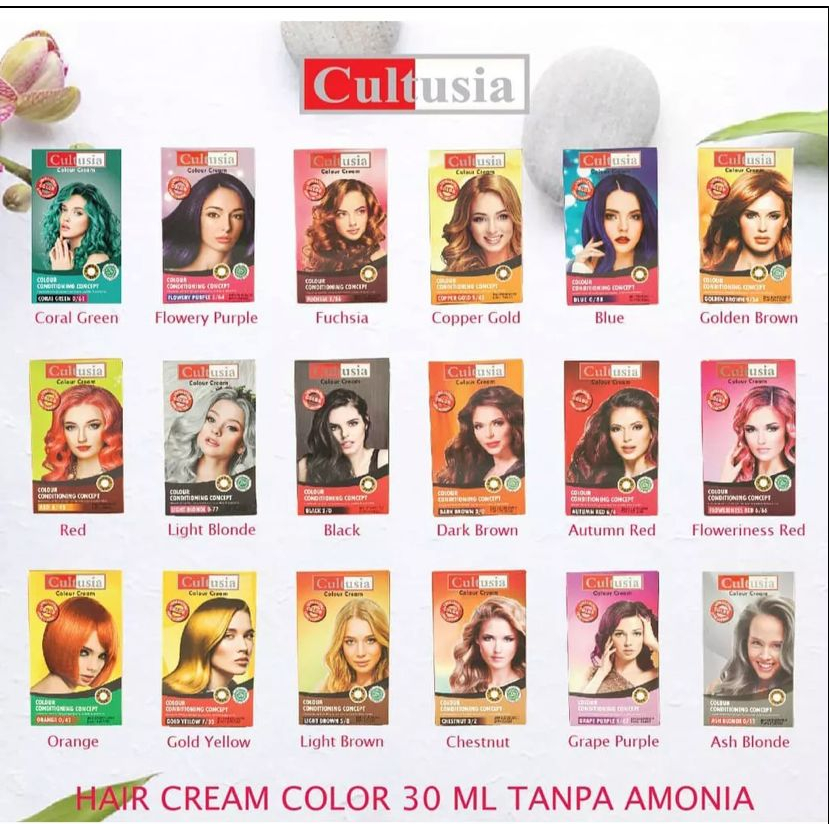 CULTUSIA LONG LASTING HAIR COLOR 30ML