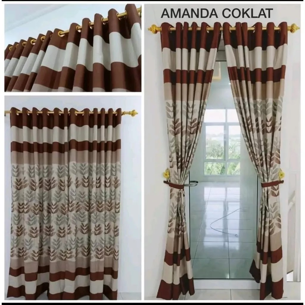 gorden amanda impoor minimalis buat 1 pintu dan  jendela