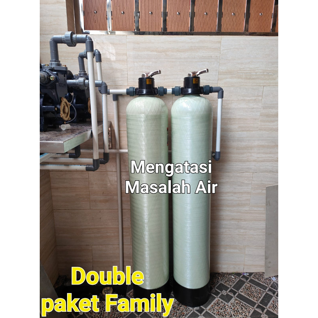 FILTER AIR PAKET FAMILY 2 TABUNG  1054 BEBAS MASALAH AIR