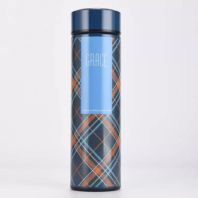 TERMOS MOTIF BATIK KOTAK / TERMOS PANAS DINGIN Vacuum Flask 500 ML