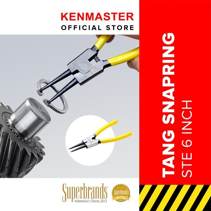 Kenmaster STI/STE Tang Snapring  6&quot; inch Tutup &amp; Buka Bahan Besi