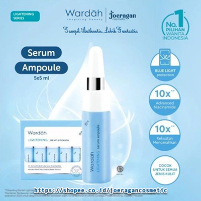 WARDAH Lightening Facial Serum Ampoule 5m [Satuan / Ecer]