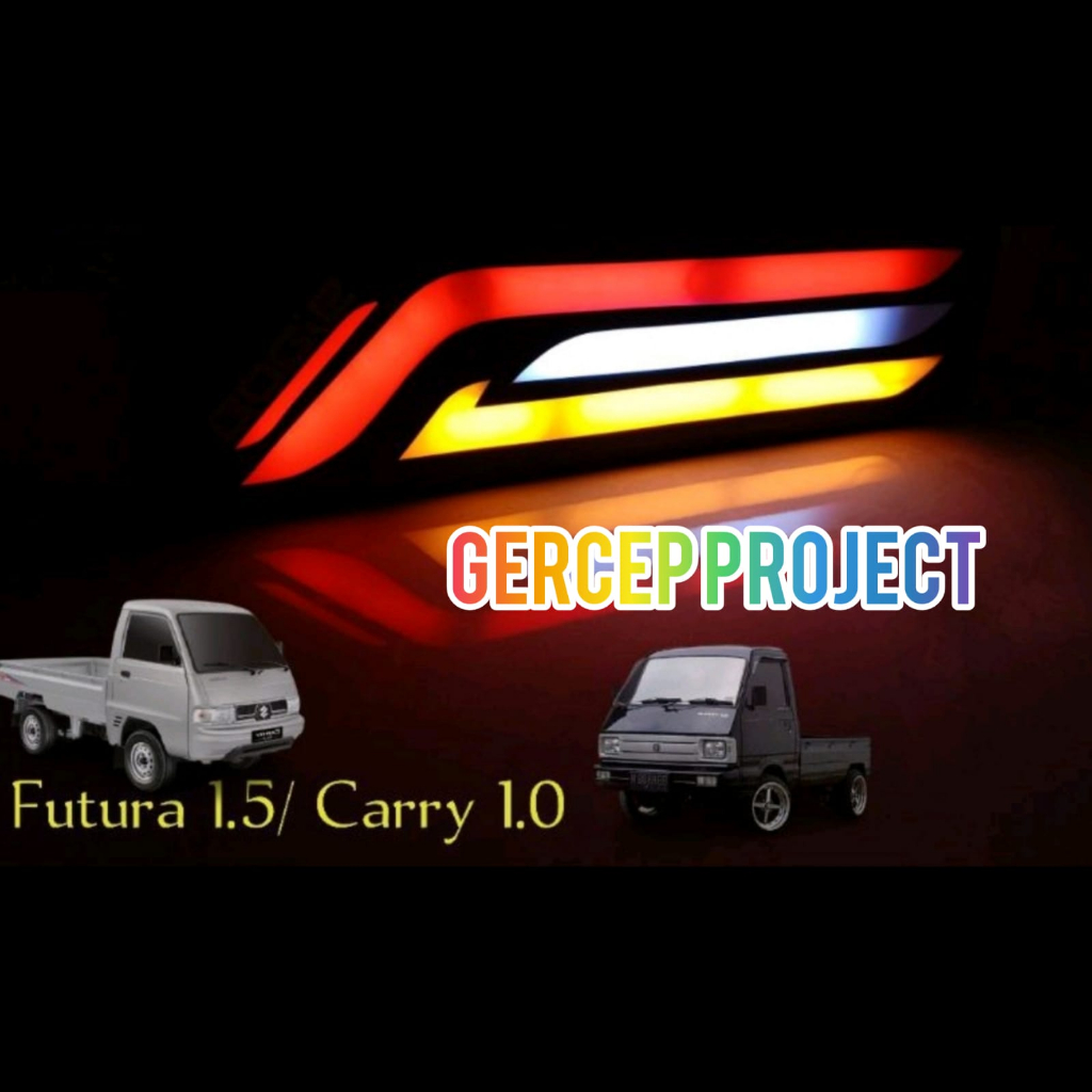 Lampu LED Variasi Mobil Pick Up Stoplamp Rem Sein kedip Suzuki Futura Carry 1.0 Pick Up