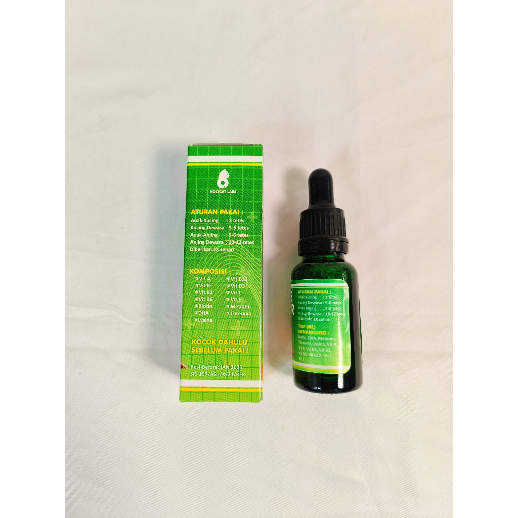 IMMUNE BOOSTER Vitamin Imun Kucing Anjing Menjaga Stamina Anti Virus Stress 20 Ml