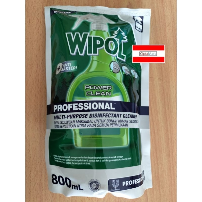 WIPOL Professional Cairan Pembersih Disinfektan 800ml