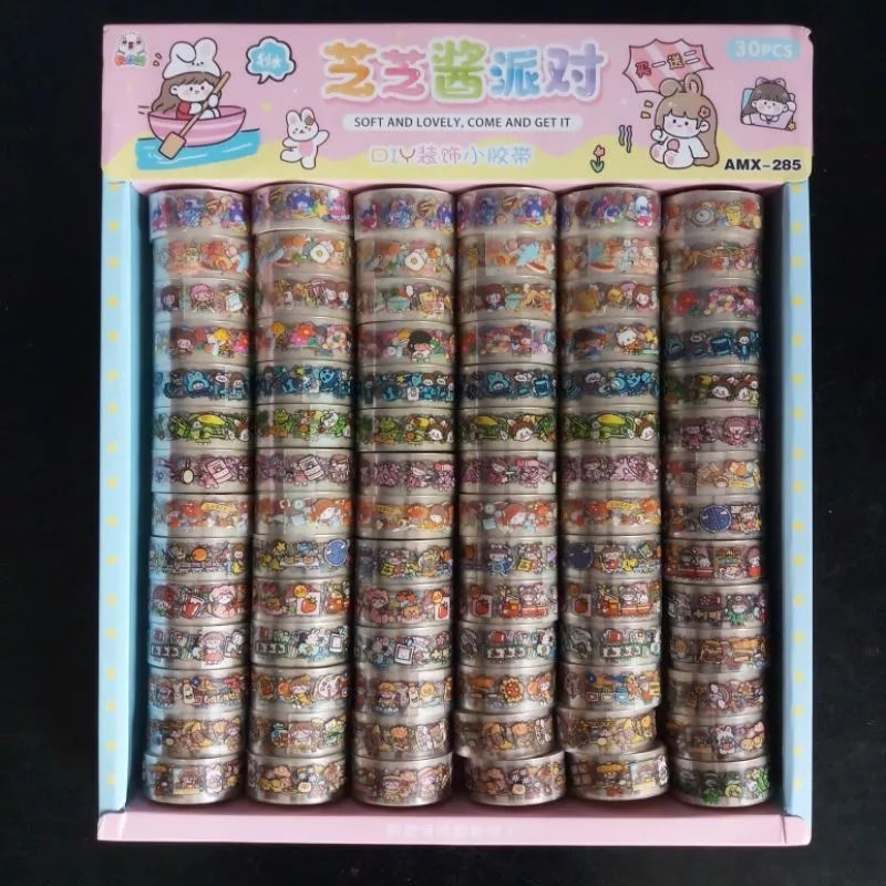 

1roll stiker momo roll kecil lucu/sticker girls series momo chan/diy label scrapbook cute and fun