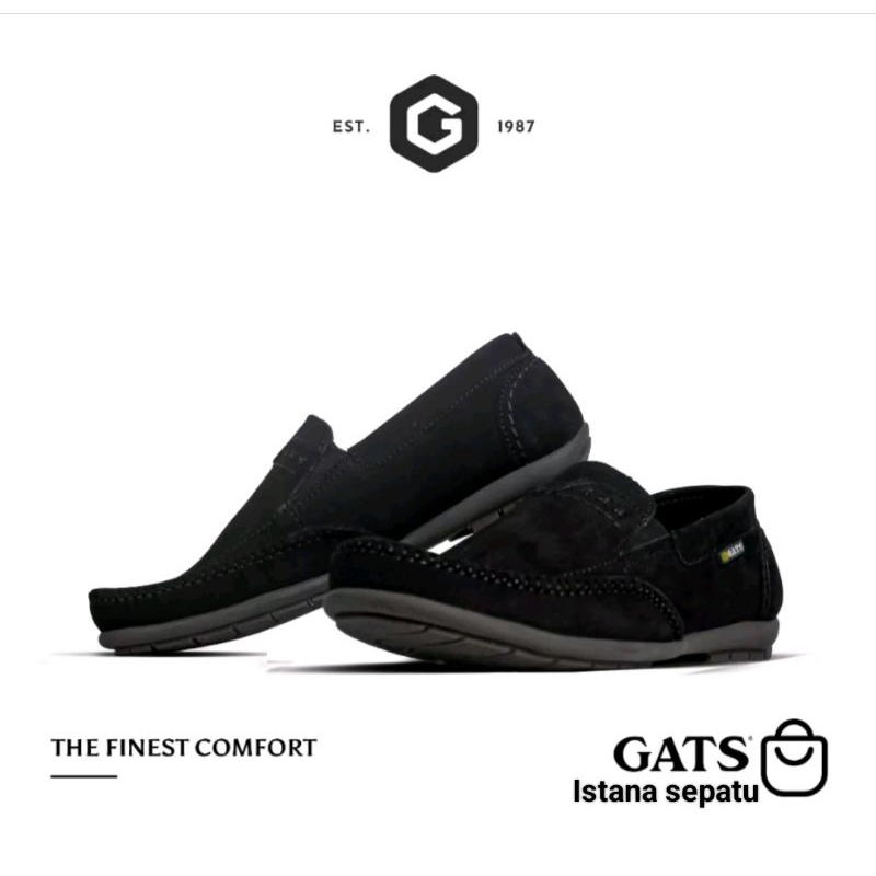 GATS - HK 0002 - Sepatu Pria Slip On Casual