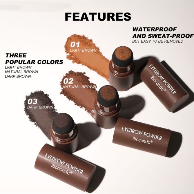 IBCCCNDC Eyebrow Stamp Kit Original BPOM - Cetakan Instan Eyebrow Stamp Alis Stempel Waterproof