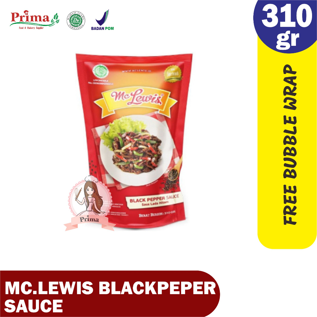

Sauce blackpepper - Mc. lewis 310gr