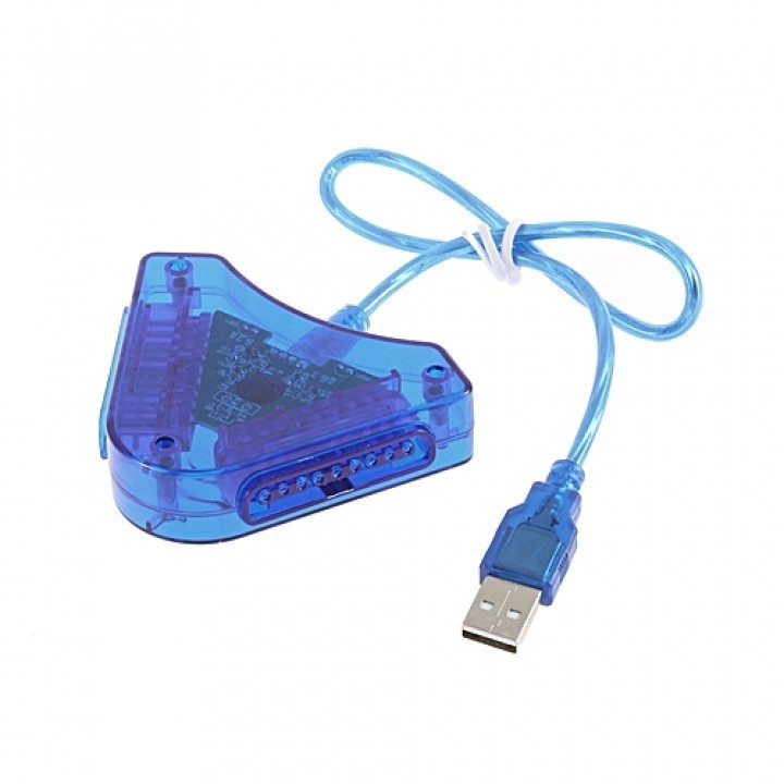 CONVERTER KONVERTER USB TO DOUBLE PS2 KE USB PC DAN LAPTOP