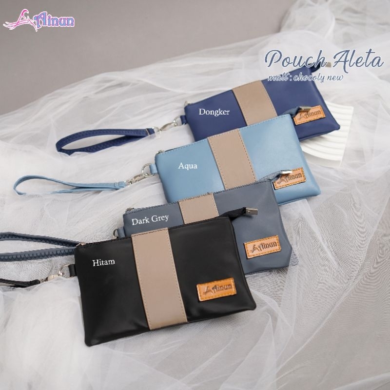 ALETA POUCH BY AINUN DOMPET WANITA MURAH BAHAN CHOCOLY
