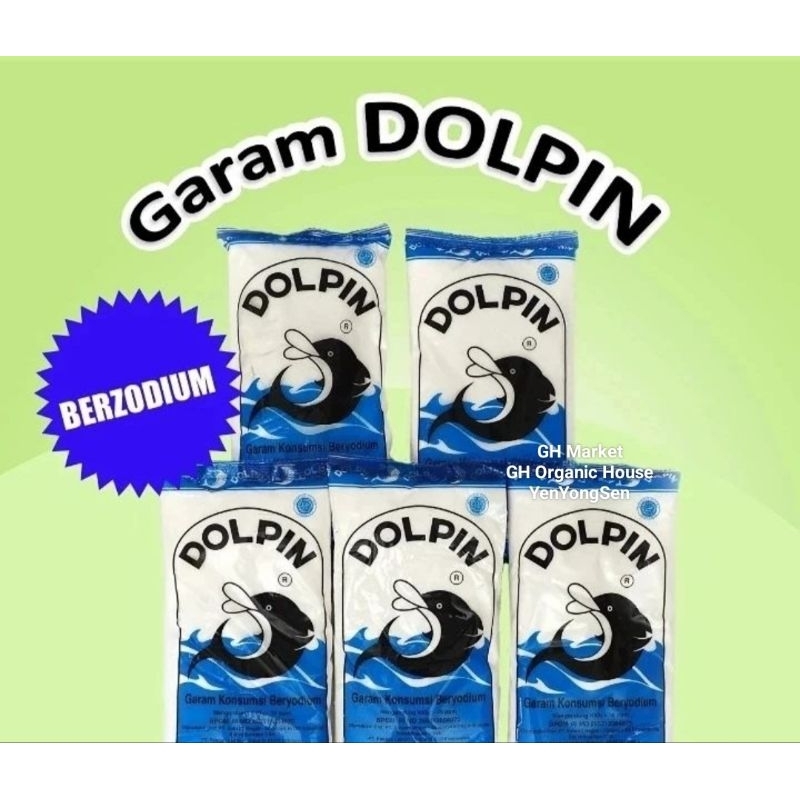 

Garam Dapur Dolphin 1 kg Cap Lumba Lumba Terlaris Garam Beryodium Salt