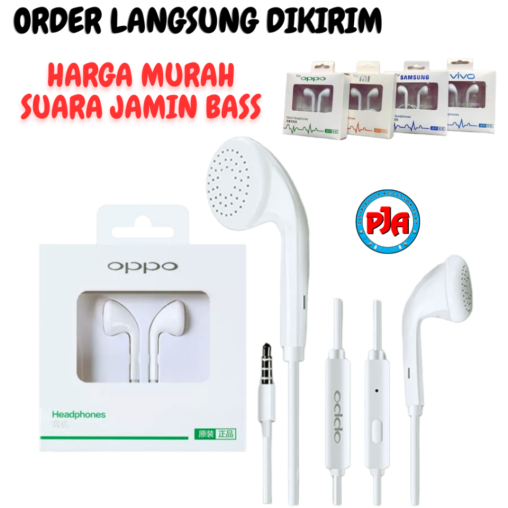 Headset Earphone Handsfree Hf MH-133 Original Bass Murah