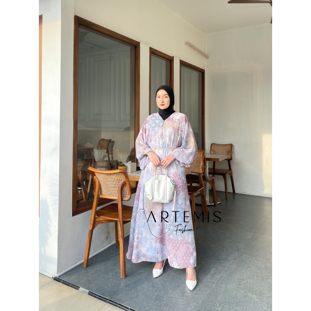 Artemis Fashion~ JELITA / AMORA / KAMILA /  Plisket // Atasan motif bunga (Ceruty berfuring) / Tunik / Dress plisket motif Korea)