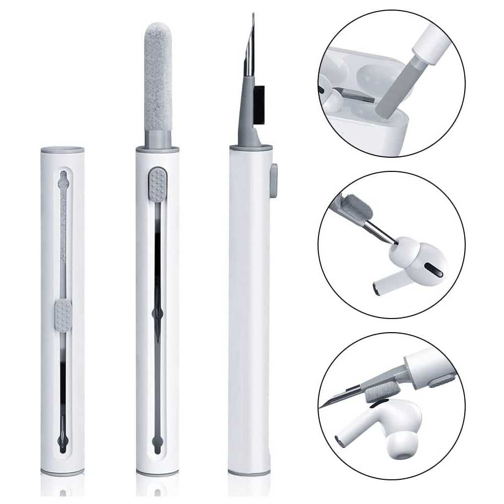 Pembersih Earphone Multi Cleaning Pen Portable 3 in 1 Penggunaan Universal Portable Pembersih Erphon Berkualitas