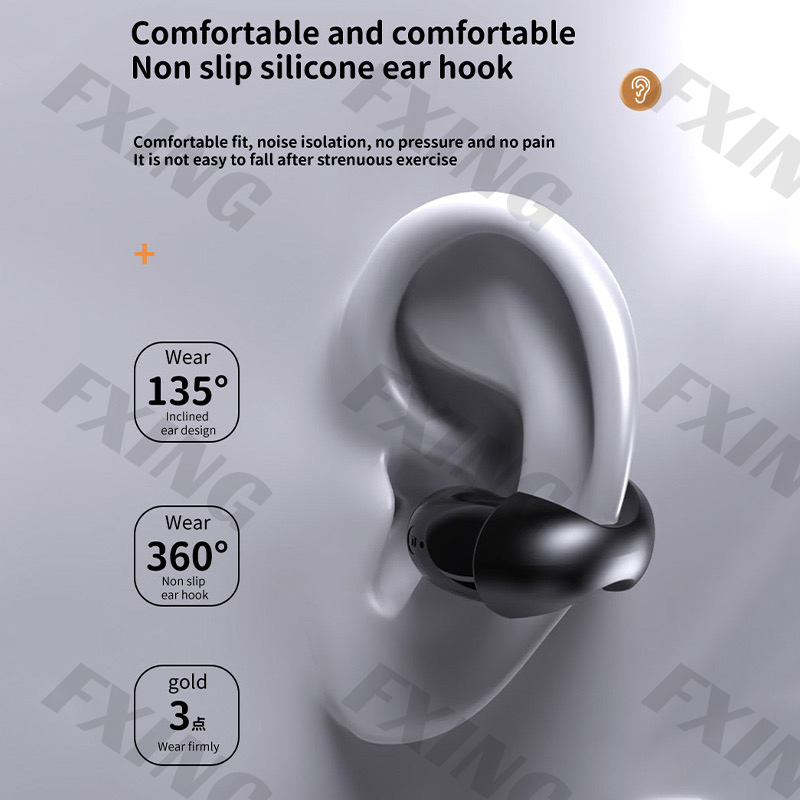 New Bone Conduction Bluetooth Earphone TWS Bluetooth 5.3 Wireless Bluetooth Headset Sport Earbud Waterproof ENC Noise Canceling