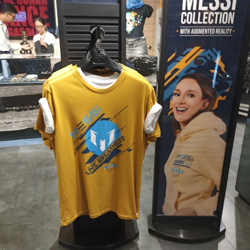 Baju Hard Rock Bali X Messi Yellow