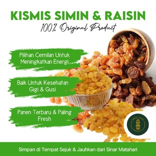 Kismis Simin 500gr Kismis Raisin 500gr Kismis Simin 1kg Kismis Raisin 1kg Kismis Kuning Original